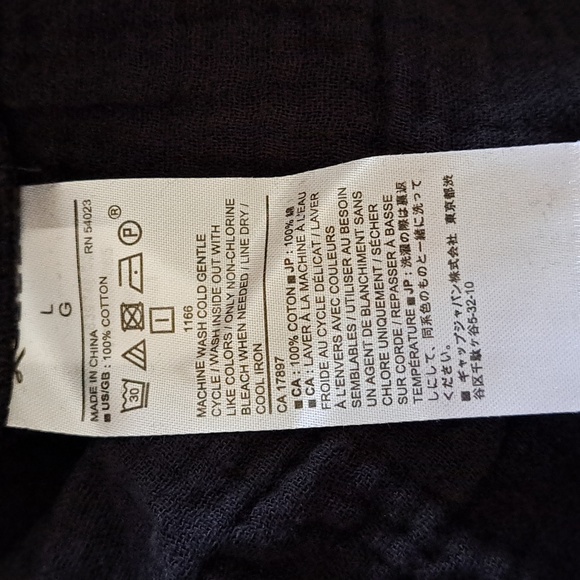 Banana Republic Factory Frill Sleeve Gauze Tiered MidiDress, Black, Size L, NWT - Picture 6 of 6